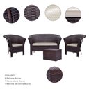 Ver imagem 1 de Conjunto de Área 01 Namoradeira e 02 Poltronas - Buzios