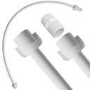 Ver imagem 2 de Engate Mangueira Flexível para Descarga 40cm X 1/2" Branco | Astra| Kit 10 Un