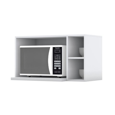 Armário Aéreo Micro-Ondas Americana Branco Henn