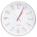 Ver imagem 2 de Relógio de Parede 25 Cm Decorativo Rosê Gold Rel-096 Pgb Rose Gold 25