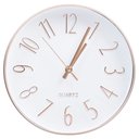 Ver imagem 4 de Relógio de Parede 25 Cm Decorativo Rosê Gold Rel-096 Pgb Rose Gold 25