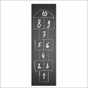 Ver imagem 5 de Adesivo de Chão Amarelinha Infantil Educativo e Divertido