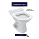 Ver imagem 5 de Tampa Assento Vaso Sanitário Calypso Incepa Almofadado Bege Biscuit Durín