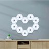 Luminaria Hexagonal com Controle Kit 3und Led 5w Branco - 3