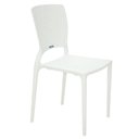 Ver imagem 2 de Cadeira Plastica Monobloco Safira Branca