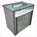 Ver imagem 2 de Gabinete para Banheiro 62cm x 63cm Classic Prata/Silver