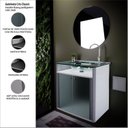 Ver imagem 6 de Gabinete para Banheiro 62cm x 63cm Classic Prata/Silver