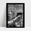 Ver imagem 1 de Quadro Decorativo Monumento Cidade Munique em Moldura Caixa Tacolado Moldura Caixa 3cm Preta com Vid