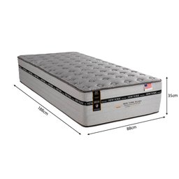 Colchão Solteiro King Koil New York Plush 88x188 - 3 Colchão Solteiro King Koil New York Plush 88x188 - 3