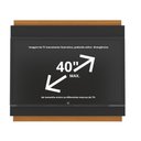 Ver imagem 7 de Painel para Tv até 40 Polegadas Verona 90cm - Via Nossa - Preto e Cedro