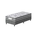 Ver imagem 1 de Conjunto Box Solteiro Mola Ensacada Prodormir Solar Bambu Cinza