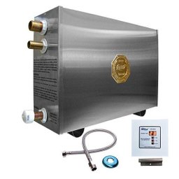 Sauna Vapor Elétrica 14kw Inox já com Comando Digital Impercap - 220v Trifásico - 3
