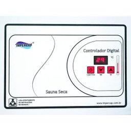 Sauna Seca Elétrica Quadro Comando Digital 6Kw Impercap - até 10,5m³ - 220v Bifásico - 3