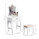 Ver imagem 2 de Penteadeira Solar Infantil Branco