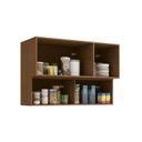 Ver imagem 3 de Armário de Cozinha Aéreo 4 Portas (1 Porta de Vidro) 120cm T651 Vibra Kappesberg