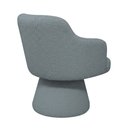 Ver imagem 7 de Poltrona Jade Base Cone Fixa Bouclé Azul Claro - Nexta Casa