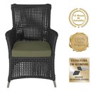 Ver imagem 5 de 4 Poltronas e 1 Mesa Igapó Alumínio Fendi Corda Náutica E13 Preto