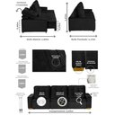 Ver mais imagens de Sofá Modular 6 Lugares 3.05M Retrátil E Reclinável Preto