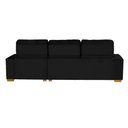 Ver imagem 2 de Sofá Modular 6 Lugares 3.05M Retrátil E Reclinável Preto