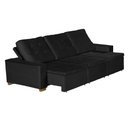 Ver imagem 7 de Sofá Modular 6 Lugares 3.05M Retrátil E Reclinável Preto