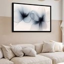 Ver imagem 2 de Quadro Decorativo Flores Delicadas - 50x70cm:moldura Preta