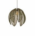 Ver imagem 4 de Lustre Pendente Pétala Boho Corda Náutica Sala Quarto:verde Musgo
