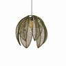 Lustre Pendente Pétala Boho Corda Náutica Sala Quarto:verde Musgo - 4