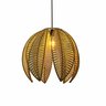 Lustre Pendente Pétala Boho Corda Náutica Sala Quarto:verde Musgo - 2