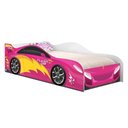 Ver imagem 3 de Cama Carro Menina Rosa Solteiro