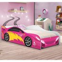 Ver imagem 1 de Cama Carro Menina Rosa Solteiro