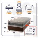 Ver imagem 5 de Cama Box Espuma D33 Oxford Solteiro 88x188 Verde King House