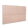 Cabeceira Estofada King Carla 195cm Linho Rose - 3