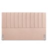 Cabeceira Estofada King Carla 195cm Linho Rose - 1