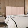 Cabeceira Estofada King Carla 195cm Linho Rose - 2