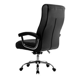 Cadeira de Escritório Presidente Genebra Preta Mola Ensacada Conforsit 4650 - 6 Cadeira de Escritório Presidente Genebra Preta Mola Ensacada Conforsit 4650 - 6