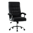 Ver imagem 1 de Cadeira de Escritório Presidente Genebra Preta Mola Ensacada Conforsit 4650