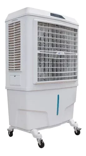 Climatizador Ar Portátil Umidificador Purificador Ventilador Branco Com Rodinhas 100 Litros 110 V /  - 1