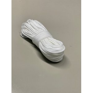 30m de Corda Branca P/ Varal de Teto ou Parede Polipropileno 2,5mm