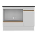 Ver mais imagens de Balcão Cozinha para Cooktop e Forno 105cm 1 Porta 1 Gaveta com Rodapé Veneza Multimóveis Mp2295
