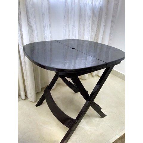 Mesa de Canto Dobrável Plástico Resistente Jsn Desenho do Tecido Das Cadeiras:liso;cor:marrom