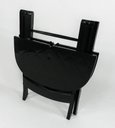 Ver imagem 7 de Mesa de Canto Dobrável Plástico Resistente Jsn Desenho do Tecido Das Cadeiras:liso;cor:marrom