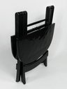 Ver imagem 5 de Mesa de Canto Dobrável Plástico Resistente Jsn Desenho do Tecido Das Cadeiras:liso;cor:marrom