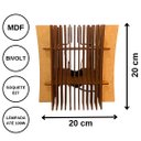 Ver imagem 7 de Abajur COLIBRI de Mesa -:Marrom/Kit com 2 - 40x20cm e 20x20cm