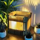 Ver imagem 5 de Abajur COLIBRI de Mesa -:Marrom/Kit com 2 - 40x20cm e 20x20cm