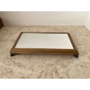 Ver imagem 4 de Bandeja Espelhada de Madeira Envernizada - Retangular para Lavabo / Bar / Sala