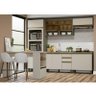 Cozinha Modulada Connect 6 Peças Duna/cristal com Ilha Gourmet - Móveis Henn - 2