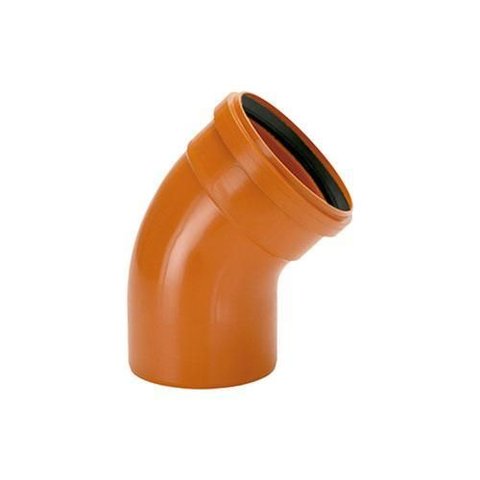 Curva Pbafort Jeri 45O Dn 200 Amanco PVC Esgoto Conexao Hidr