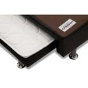 Ver imagem 4 de Cama Box Base c/Auxiliar Solteiro Revolution Courano Nero Black (88x188) - Ortobom