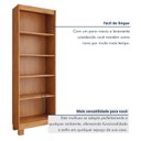 Ver imagem 7 de Sapateira Multiuso 2 Portas 5 Prateleiras com Pés 184cm Bliss Marrom Amêndoa Clean