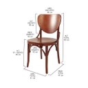 Ver imagem 2 de Kit 2 Cadeira de Madeira Curvada Clássica Eduarda Pinhão